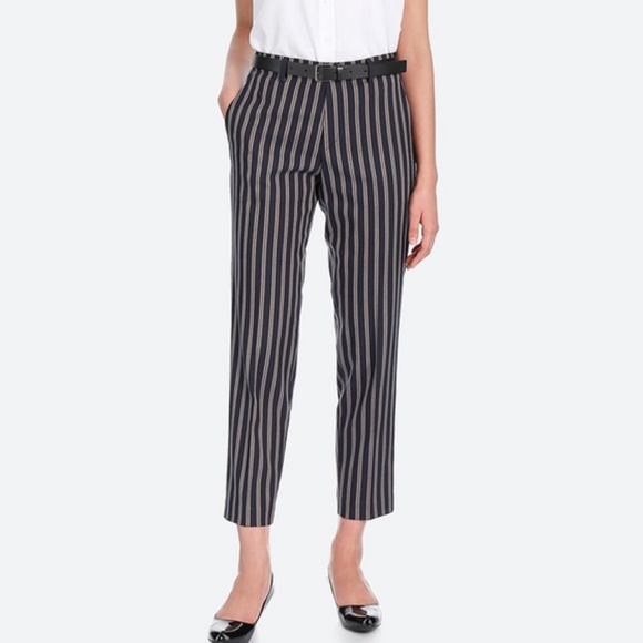 UNIQLO Striped Ponte Trousers - Picture 1 of 9
